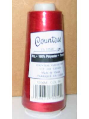 Fil à surjeter Countess, polyester, 40/2, 1 500 m