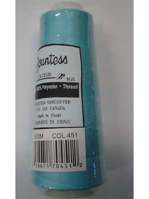 Fil à surjeter Countess, polyester, 40/2, 1 500 m