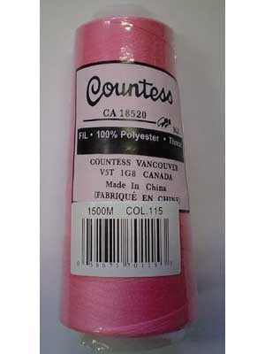 Fil à surjeter Countess, polyester, 40/2, 1 500 m