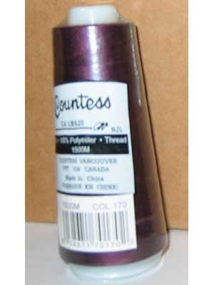 Fil à surjeter Countess, polyester, 40/2, 1 500 m