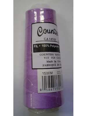Fil à surjeter Countess, polyester, 40/2, 1 500 m