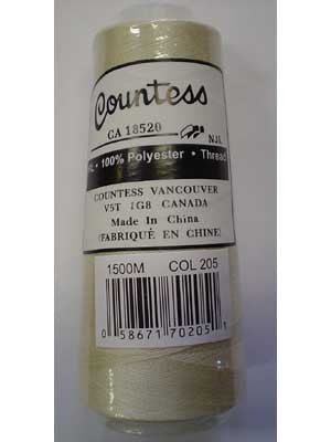 Fil à surjeter Countess, polyester, 40/2, 1 500 m