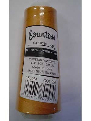 Fil à surjeter Countess, polyester, 40/2, 1 500 m