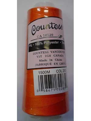 Fil à surjeter Countess, polyester, 40/2, 1 500 m