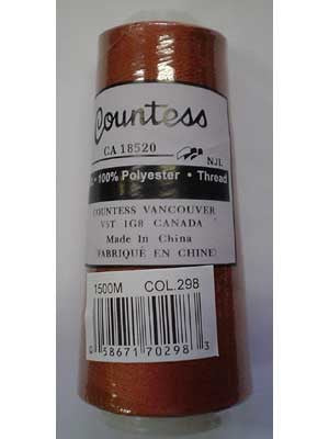 Fil à surjeter Countess, polyester, 40/2, 1 500 m