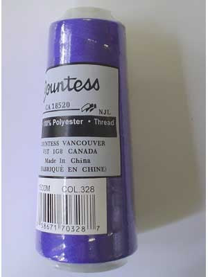 Fil à surjeter Countess, polyester, 40/2, 1 500 m