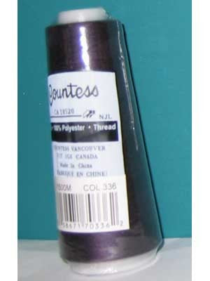 Fil à surjeter Countess, polyester, 40/2, 1 500 m