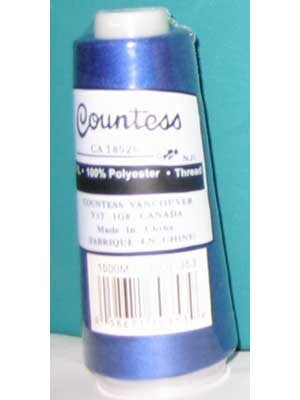 Fil à surjeter Countess, polyester, 40/2, 1 500 m