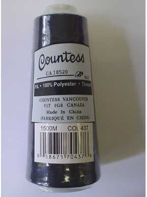 Fil à surjeter Countess, polyester, 40/2, 1 500 m