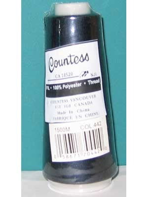 Fil à surjeter Countess, polyester, 40/2, 1 500 m