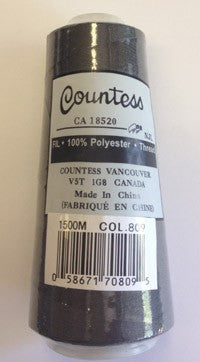 Fil à surjeter Countess, polyester, 40/2, 1 500 m