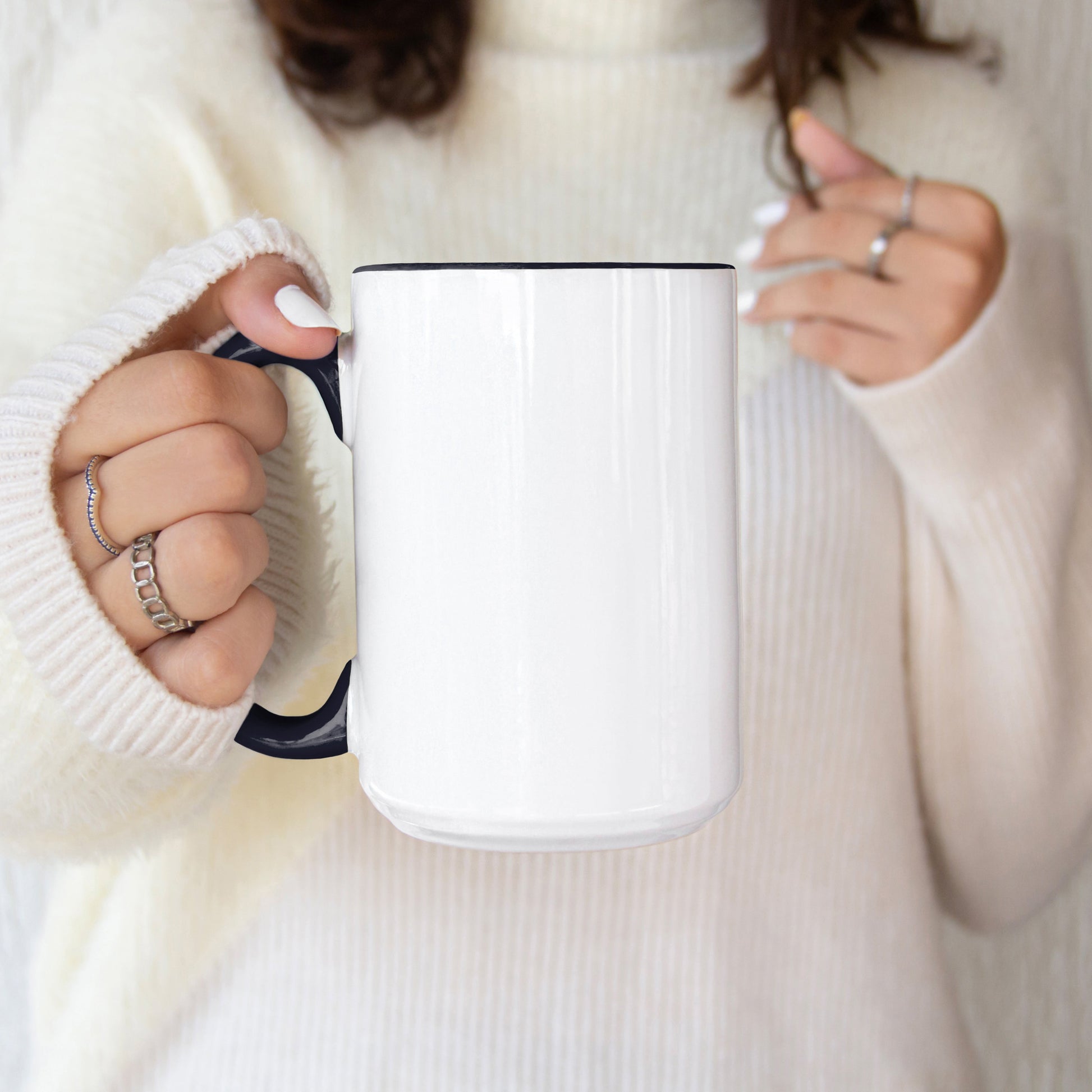 Custom Photo Mug 15oz — Personalized Coffee Mug, Your Design Mug, Custom Gift with Photo or Text, Made in Canada