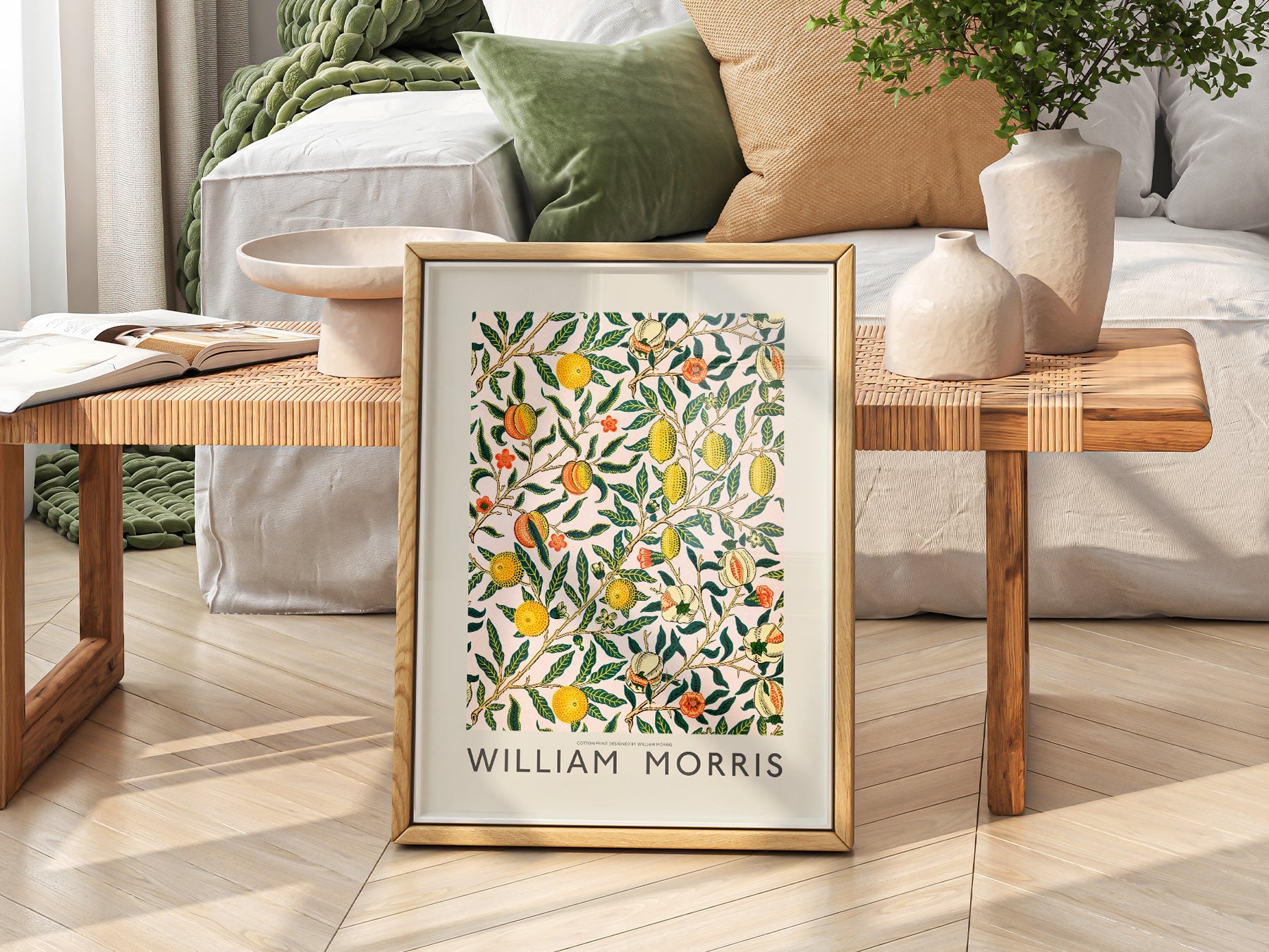 William Morris Fruit or Pomegranate Art Print – Botanical Wall Decor