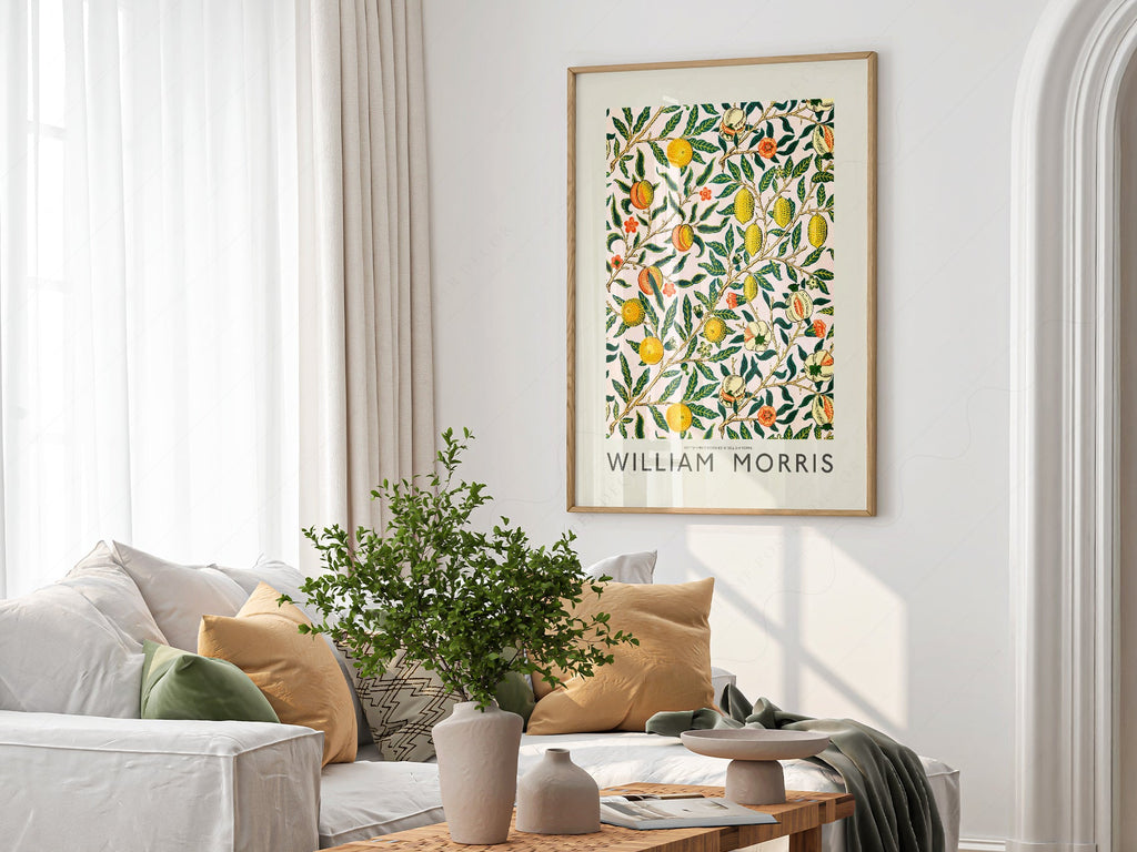 William Morris Fruit or Pomegranate Art Print – Botanical Wall Decor