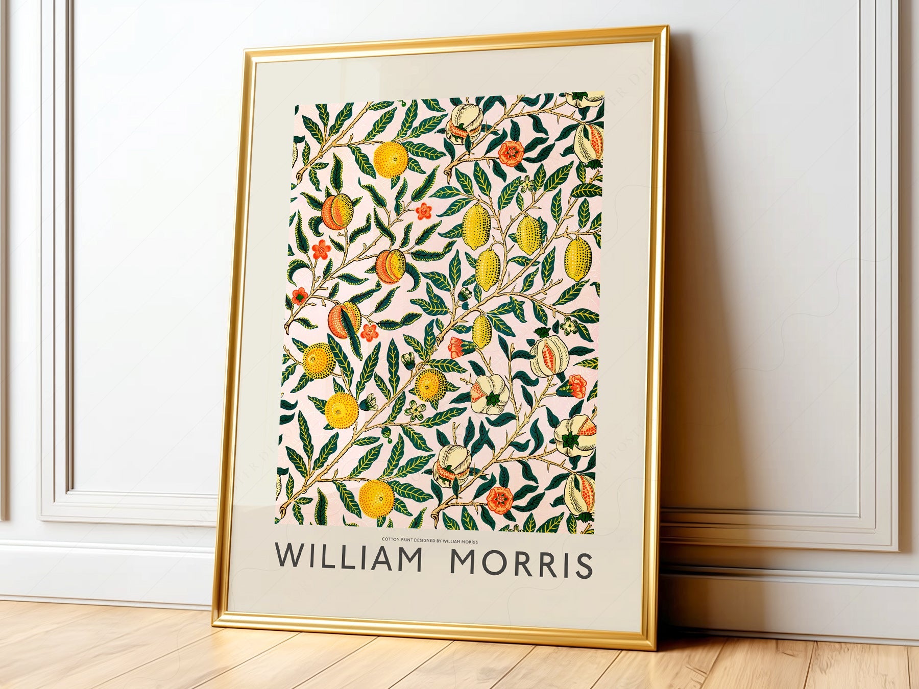 William Morris Fruit or Pomegranate Art Print – Botanical Wall Decor