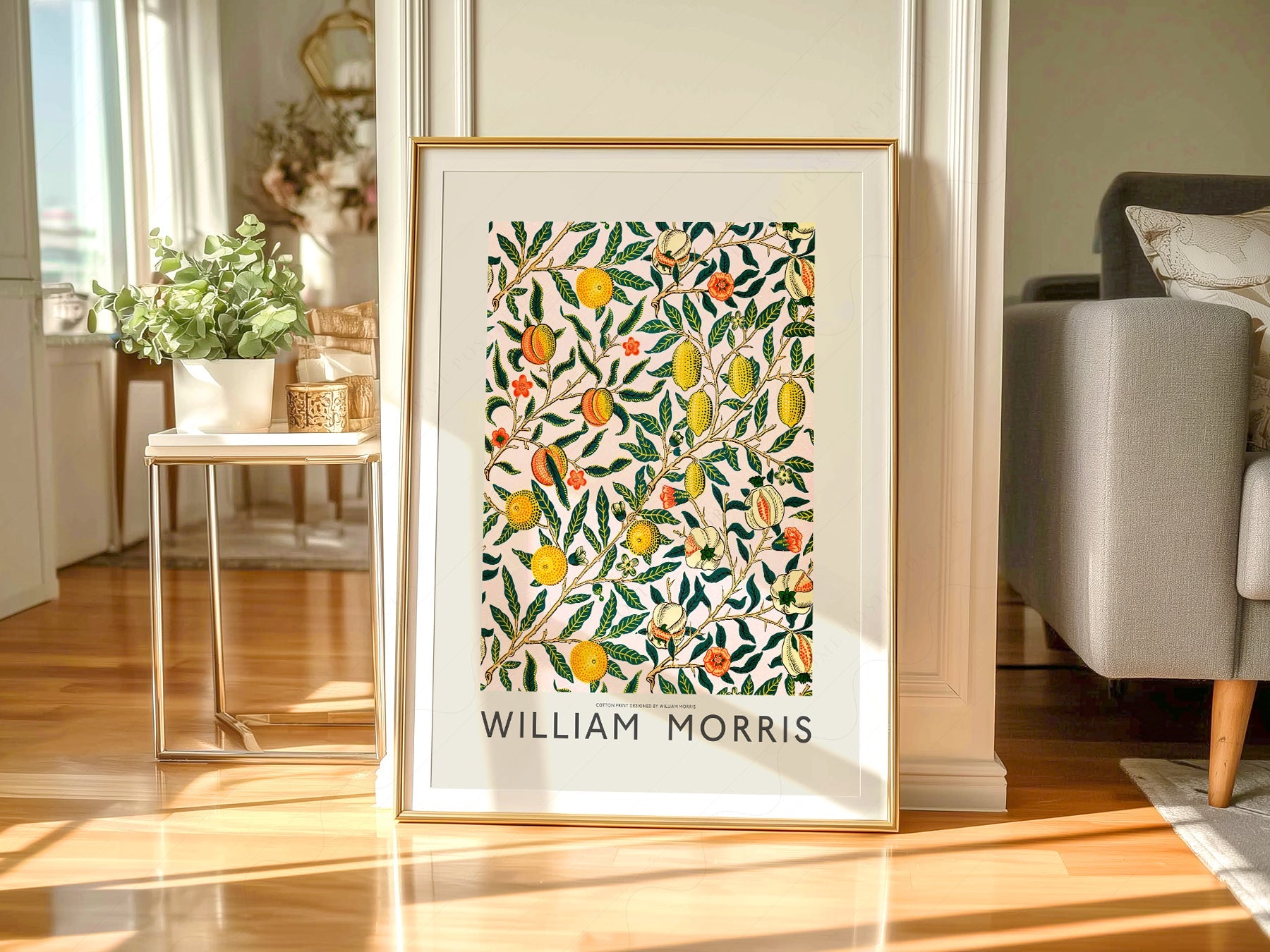 William Morris Fruit or Pomegranate Art Print – Botanical Wall Decor