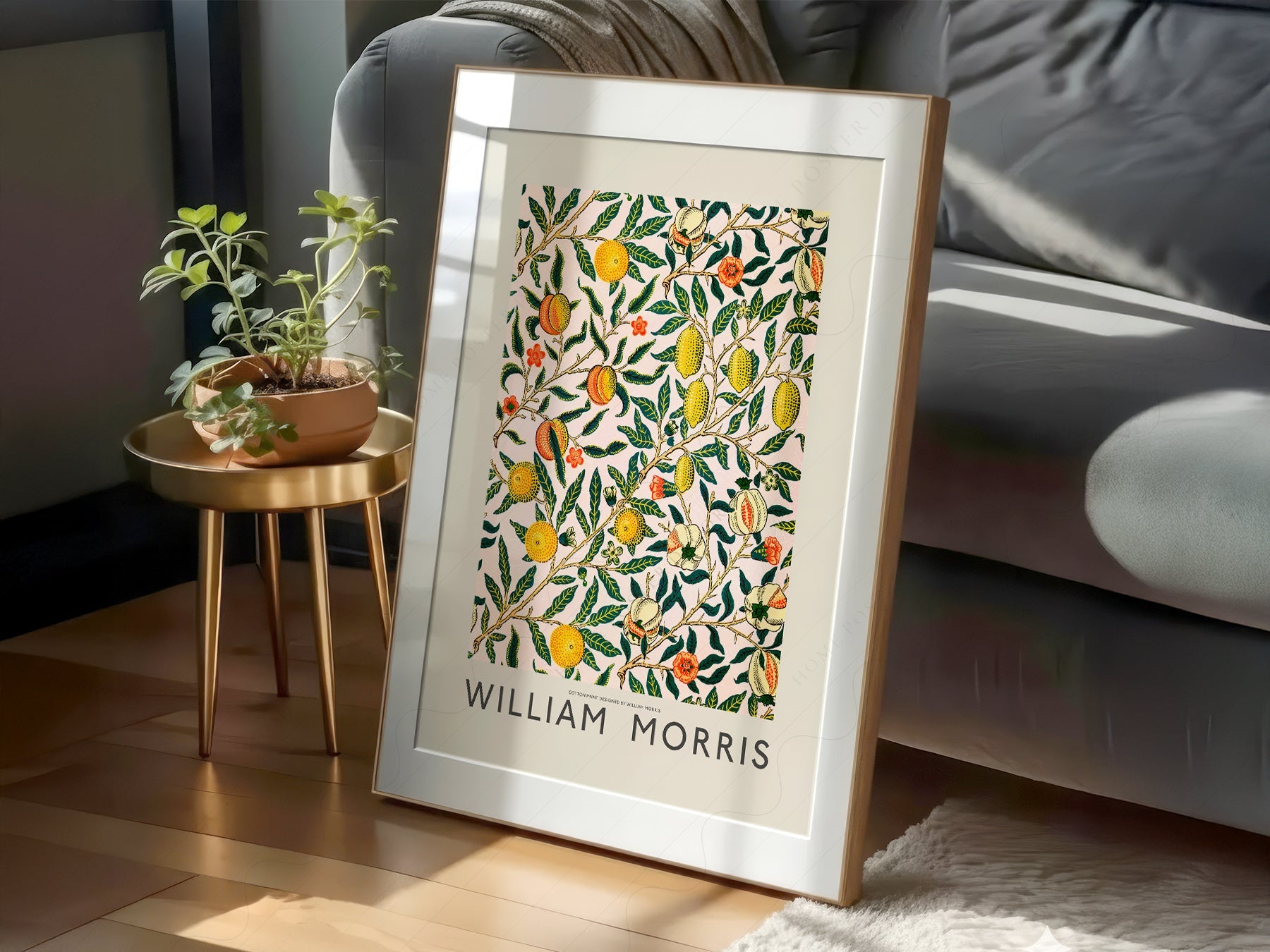 William Morris Fruit or Pomegranate Art Print – Botanical Wall Decor