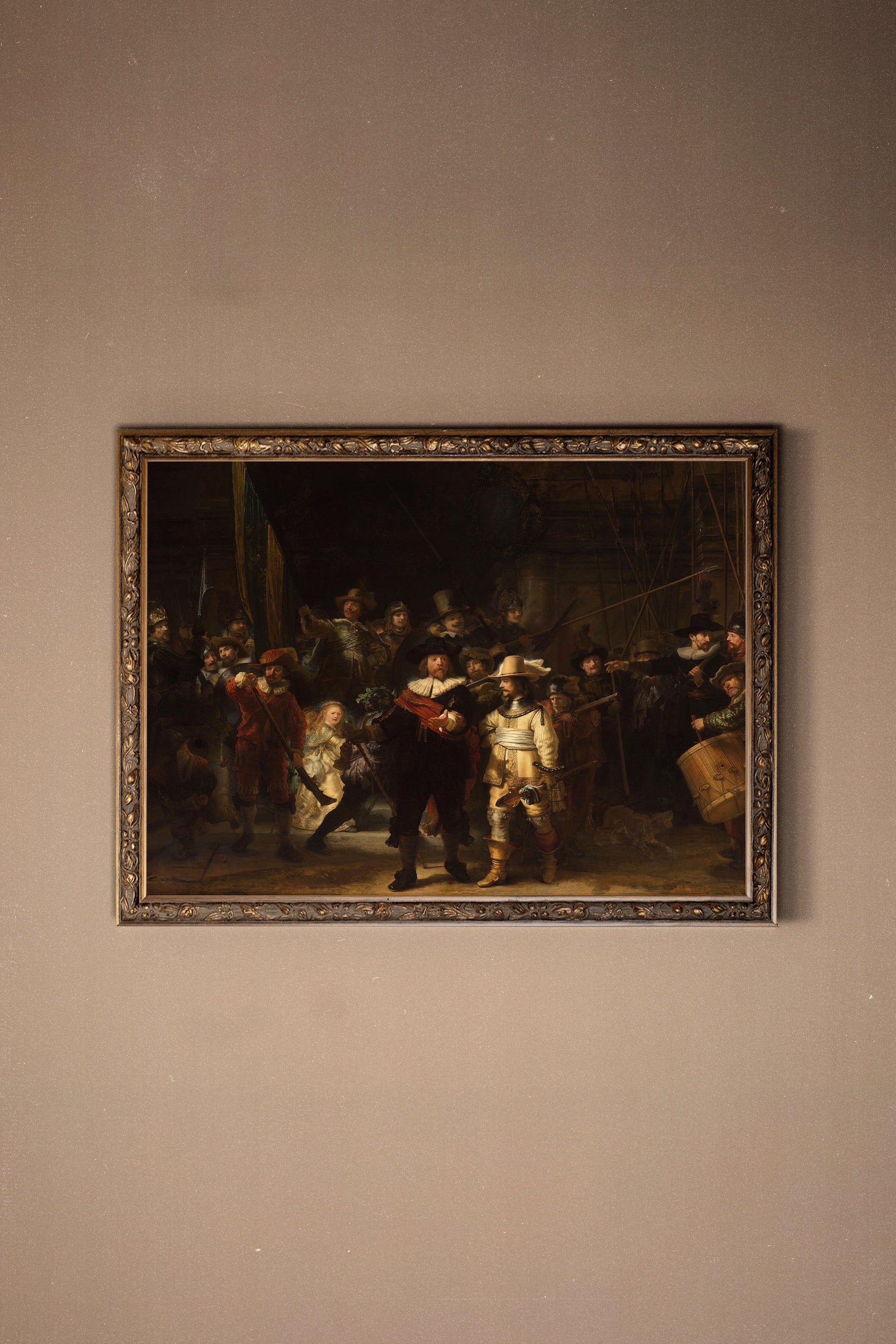 The Night Watch, Vintage Bronze Frame