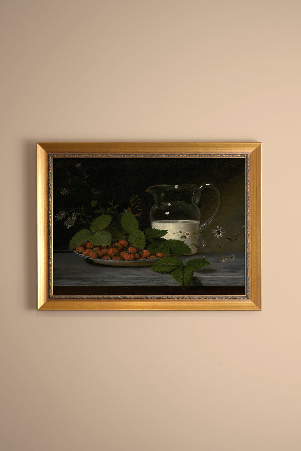 Vintage Gold Frame Sweetness of the Forest