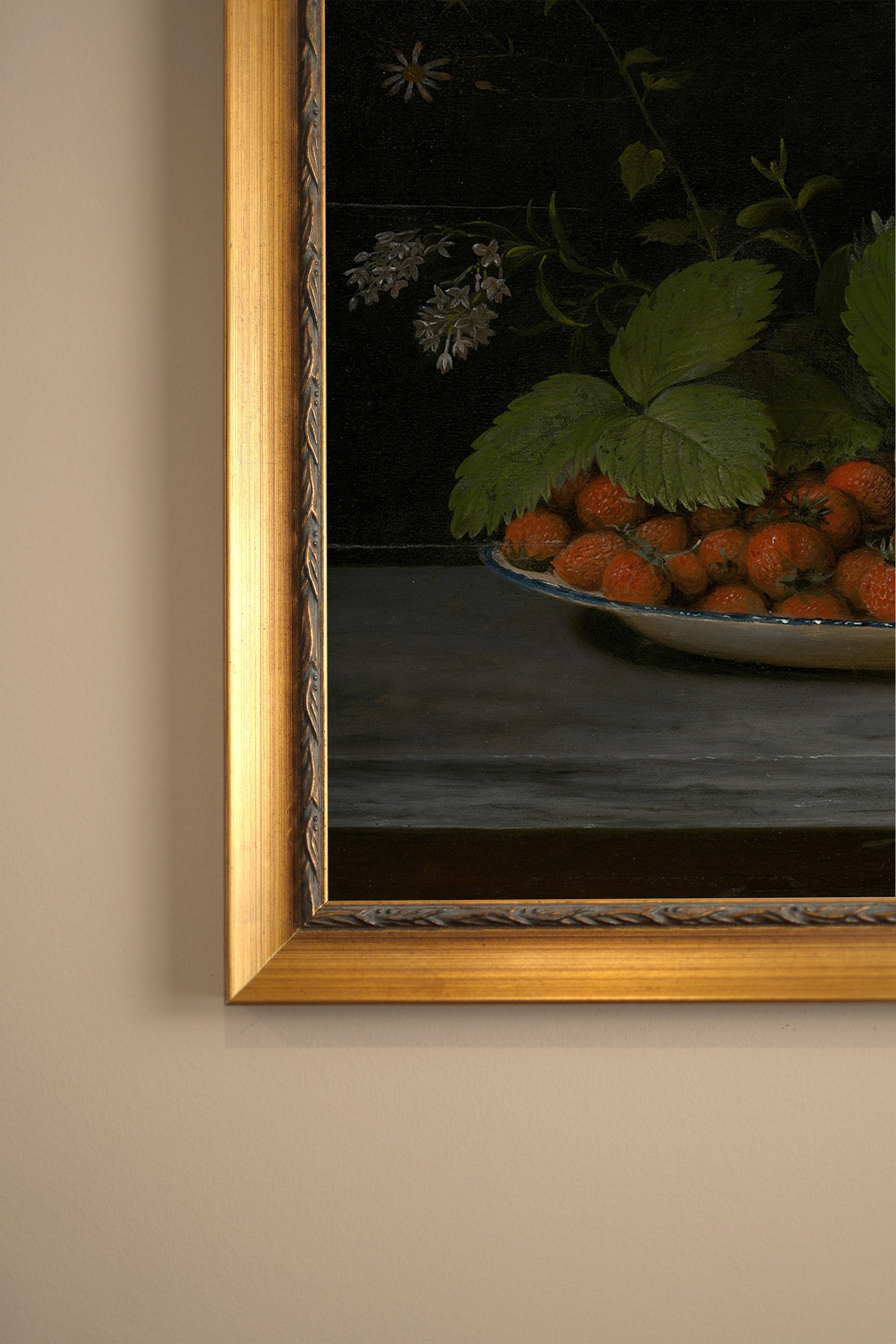 Vintage Gold Frame Sweetness of the Forest
