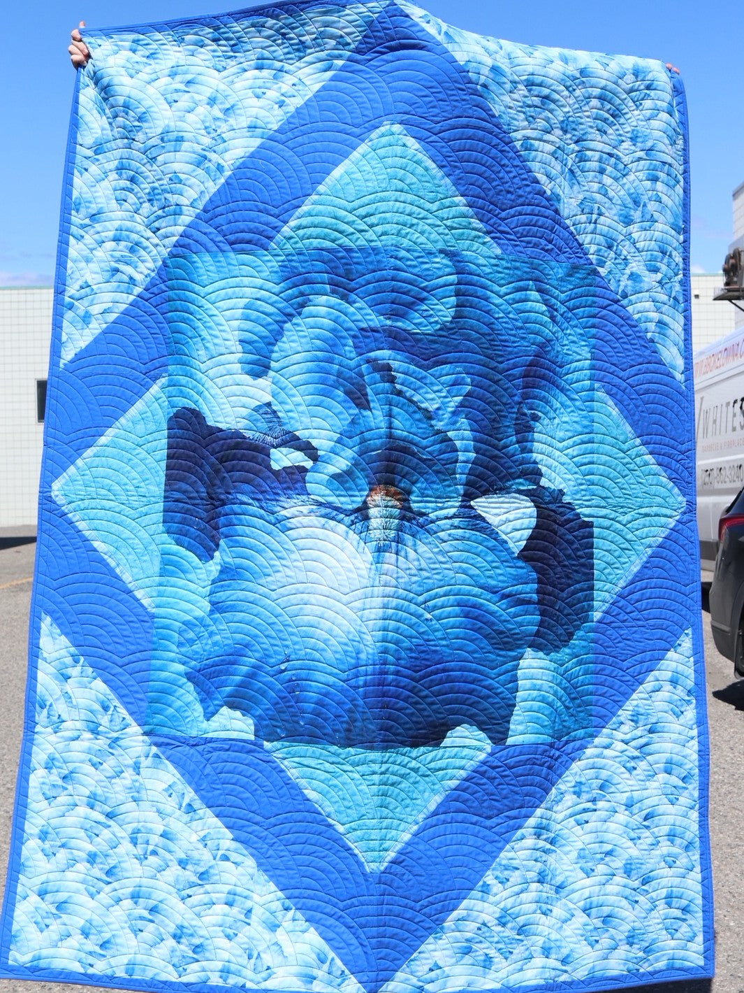 Échantillon en magasin - Couette double - Panneau Iris