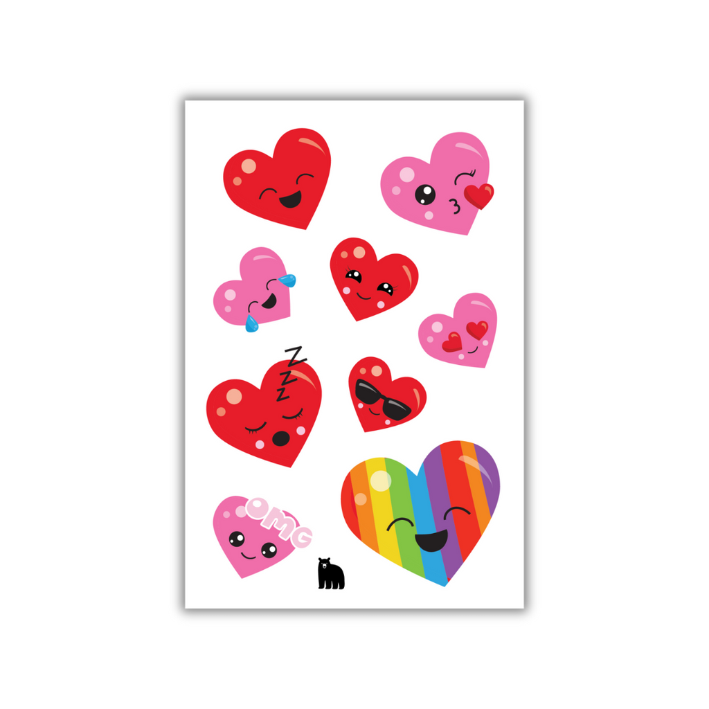Cute Puffy Hearts