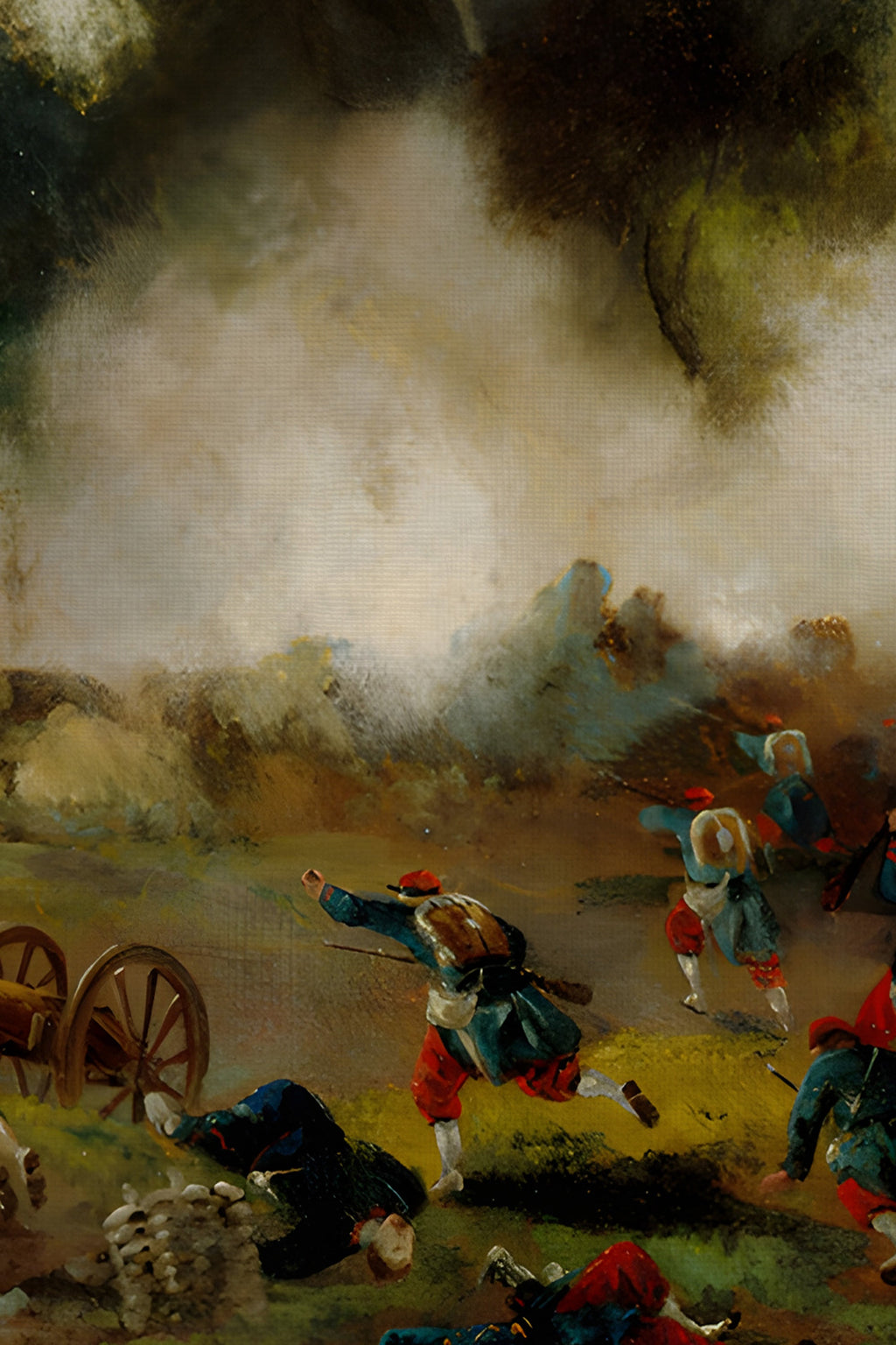 Vintage Gold Battle Souvenir Frame