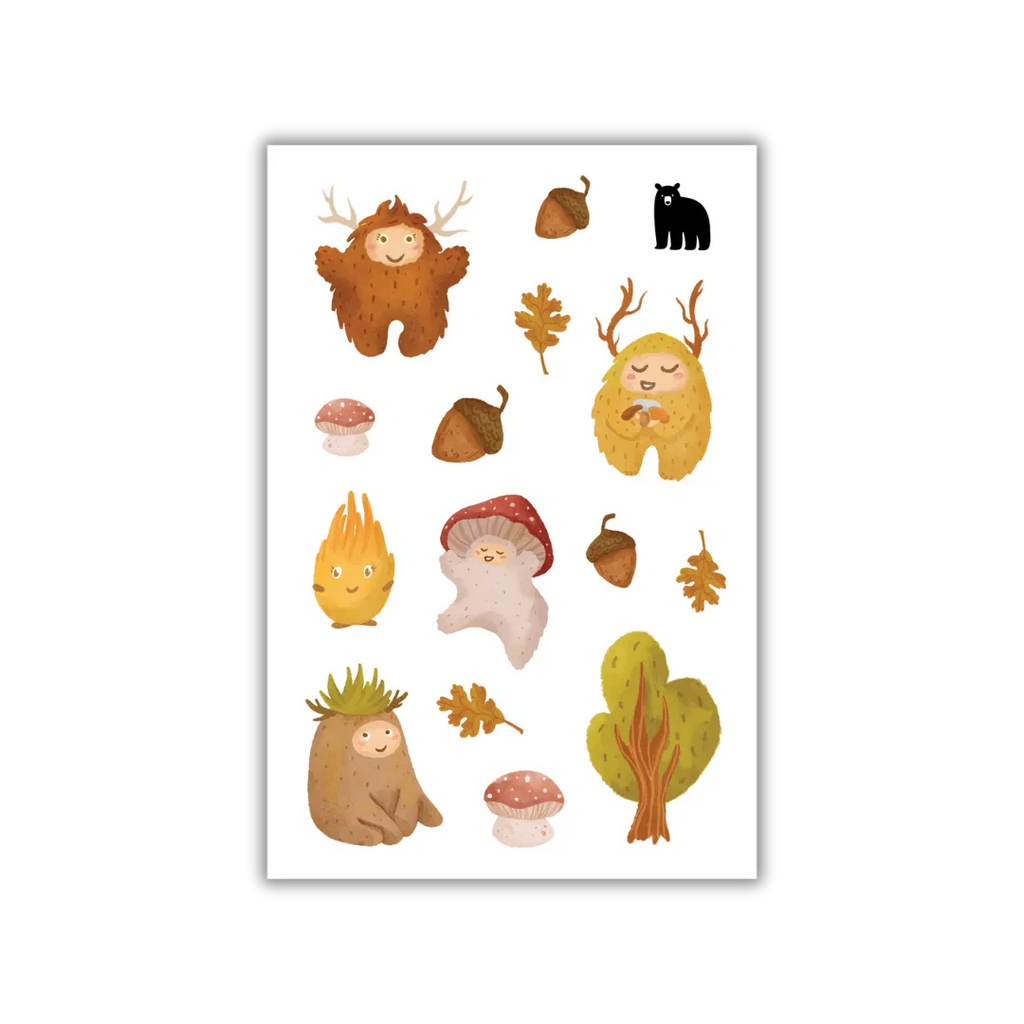 Forest Monster - Four Bears Sticker Club