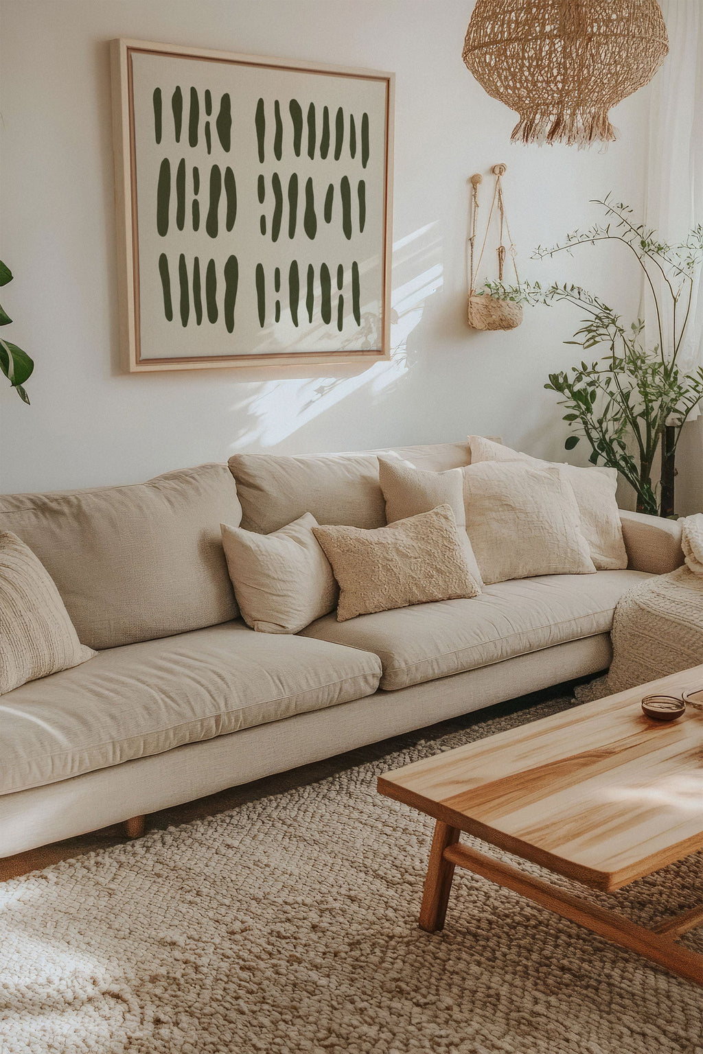 FLOATING PATTERNS, Stretched Canvas Artwork
