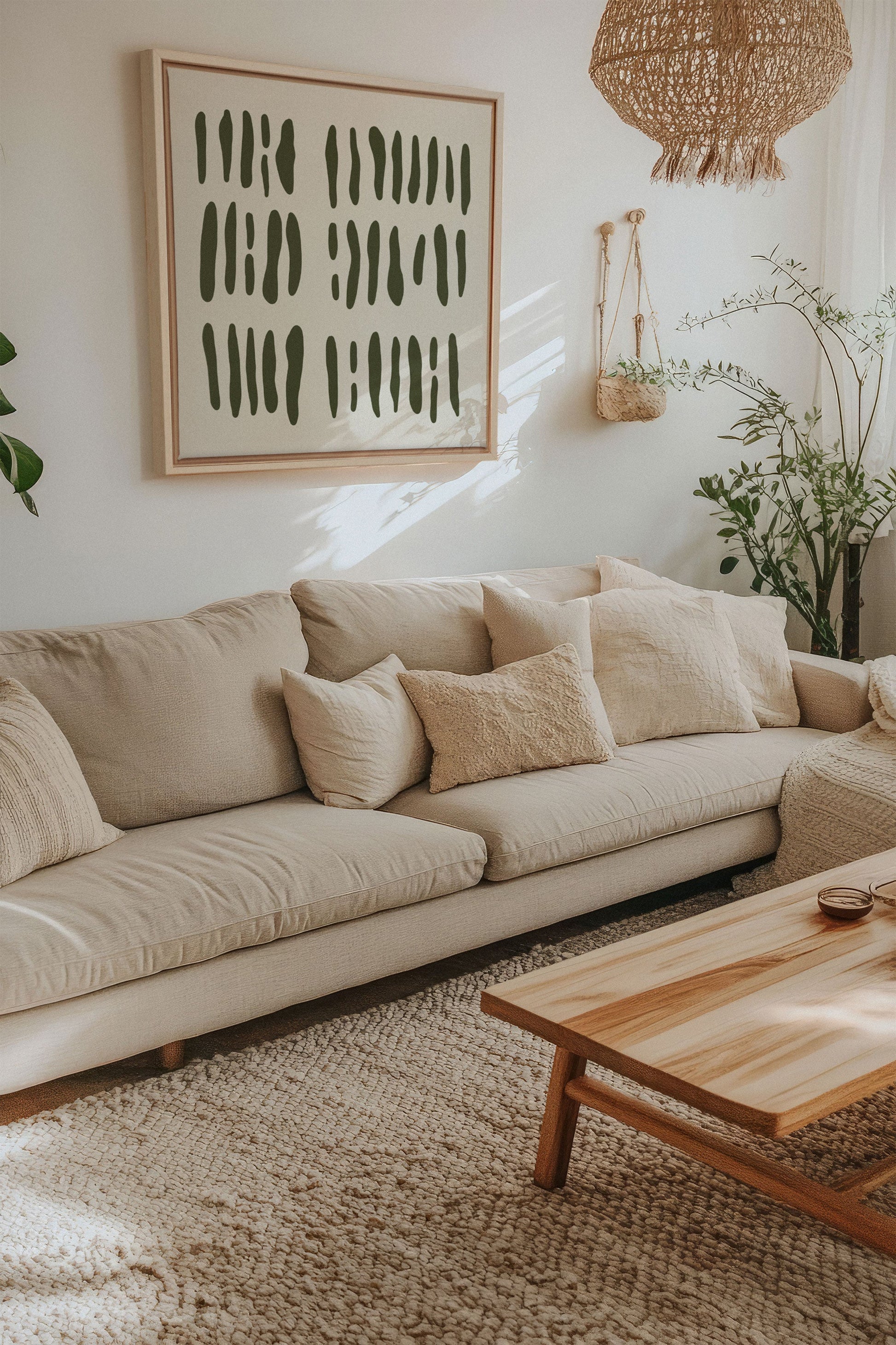 FLOATING PATTERNS, Stretched Canvas Artwork
