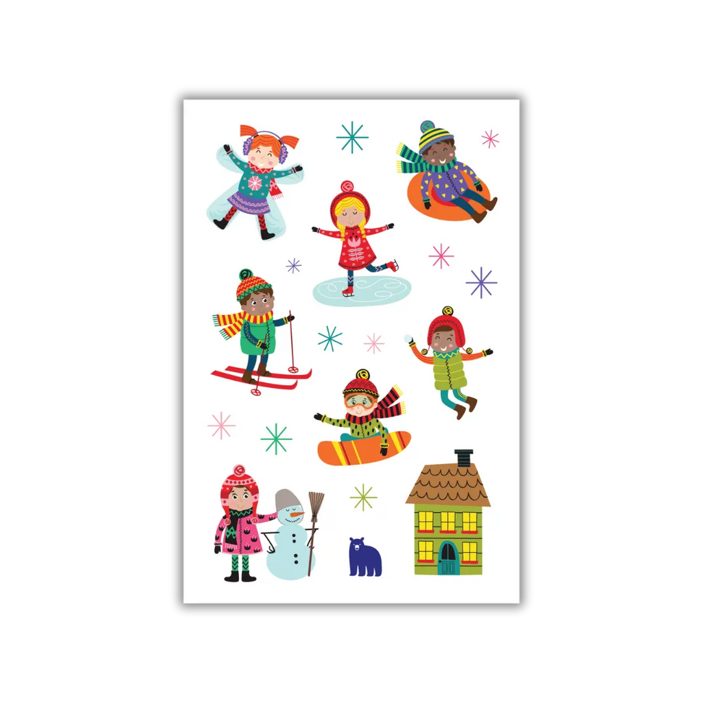 Snow Much Fun - Four Bears Sticker Club
