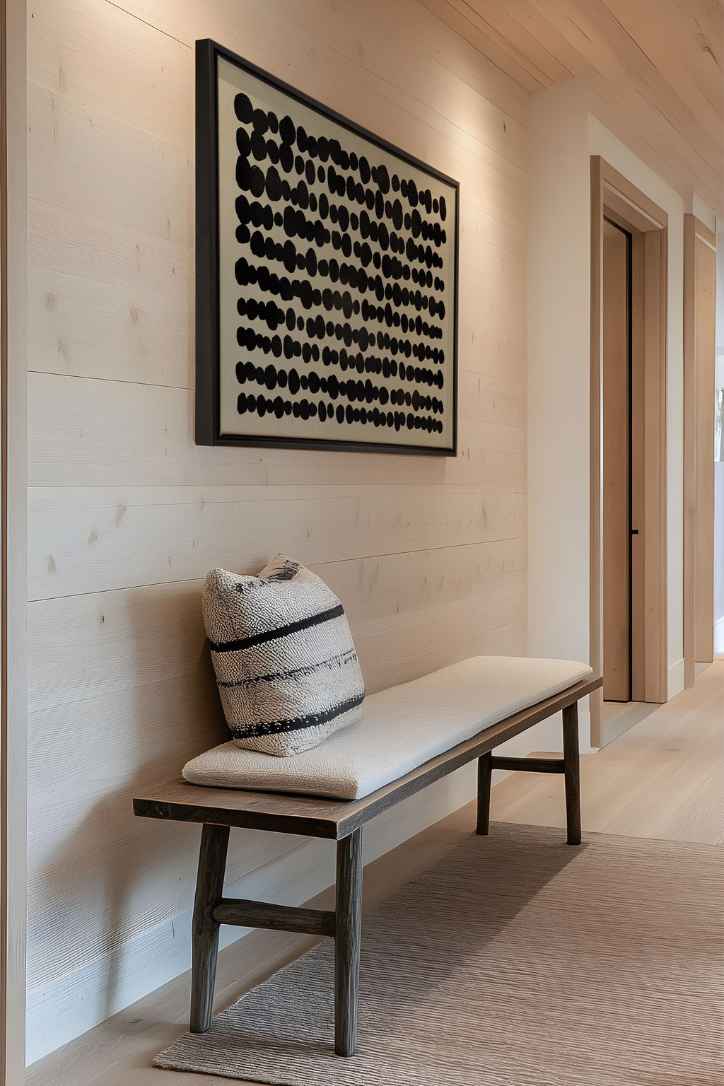 SHADOW SCRIPT, Stretched Canvas Artwork