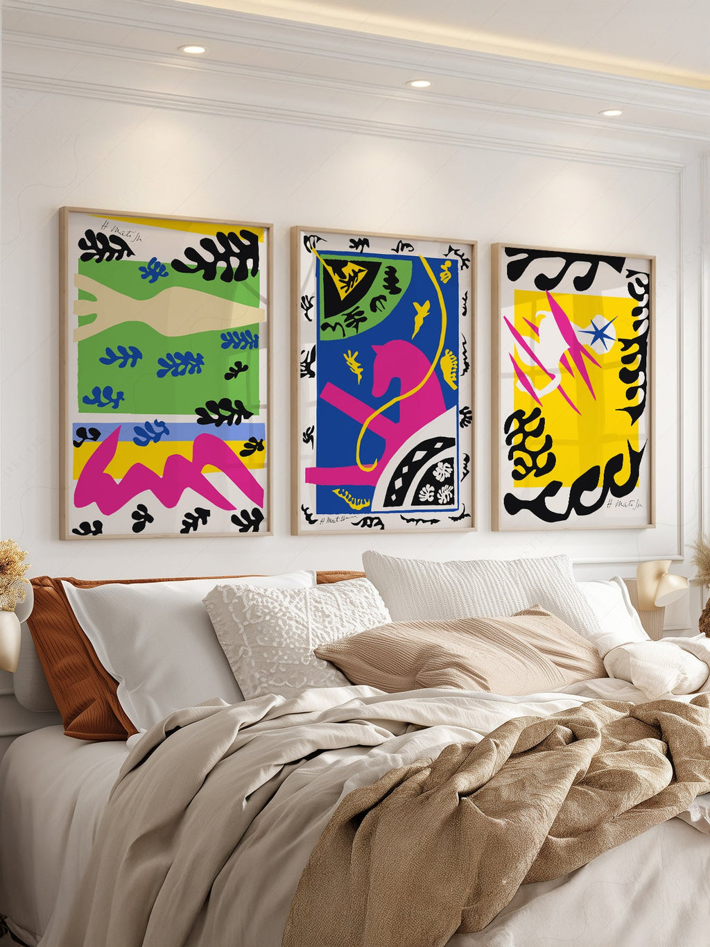 Henri Matisse Gallery Wall Set of 3 Prints