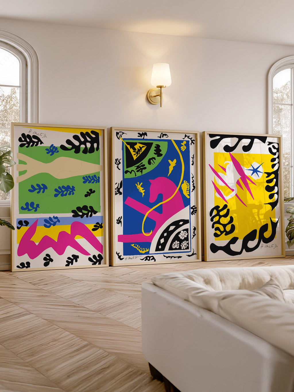 Henri Matisse Gallery Wall Set of 3 Prints