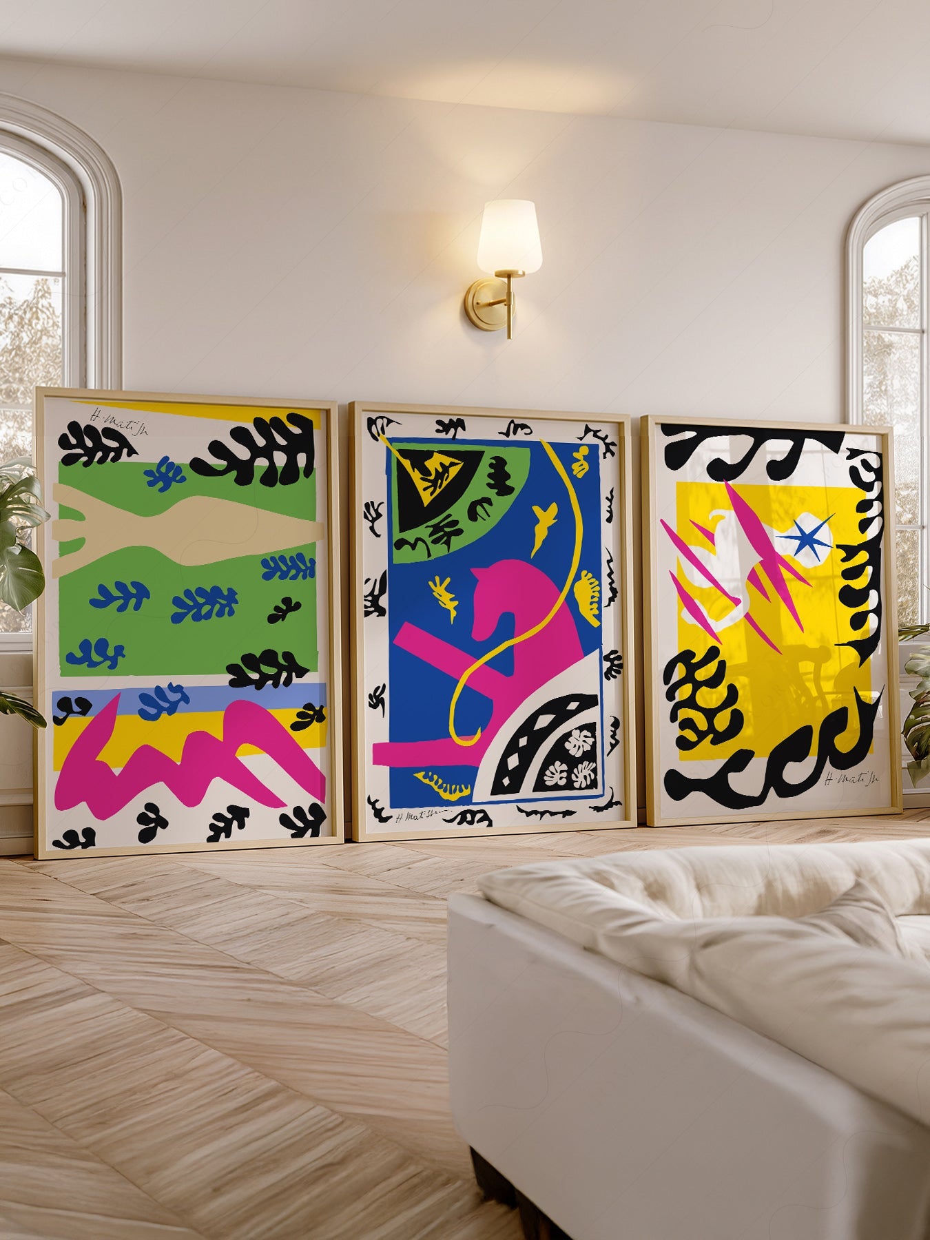 Henri Matisse Gallery Wall Set of 3 Prints