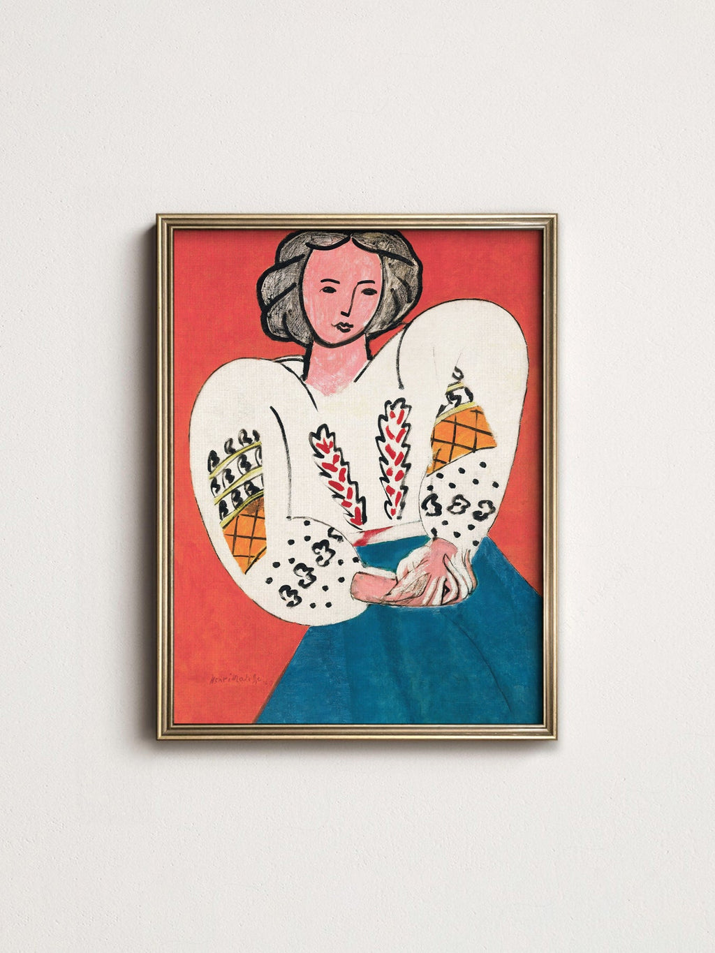 Henri Matisse La Blouse Romaine Art Print – Museum Wall Art Poster