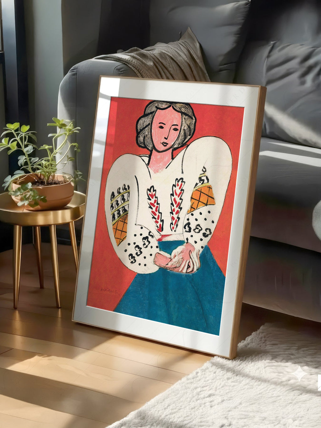 Henri Matisse La Blouse Romaine Art Print – Museum Wall Art Poster