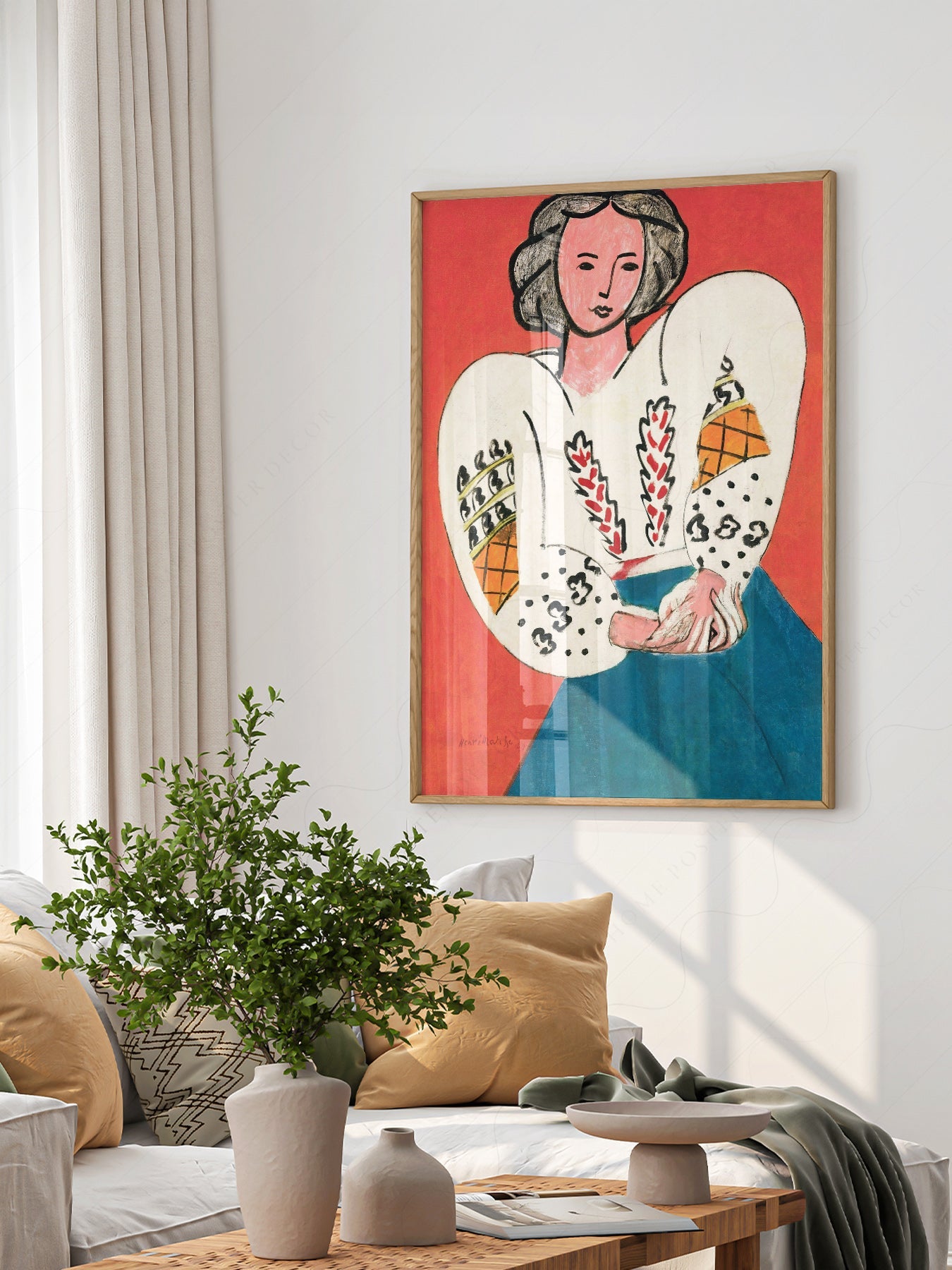 Henri Matisse La Blouse Romaine Art Print – Museum Wall Art Poster