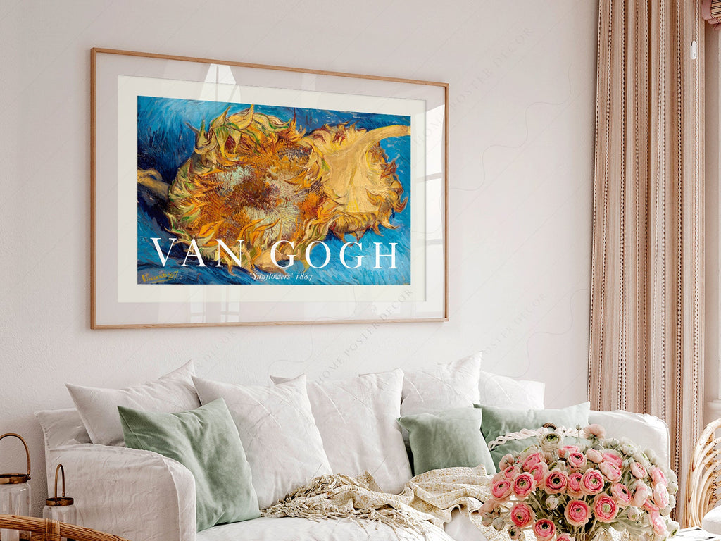 Vincent Van Gogh Sunflowers 1887 Art Print – Famous Painting Wall Art