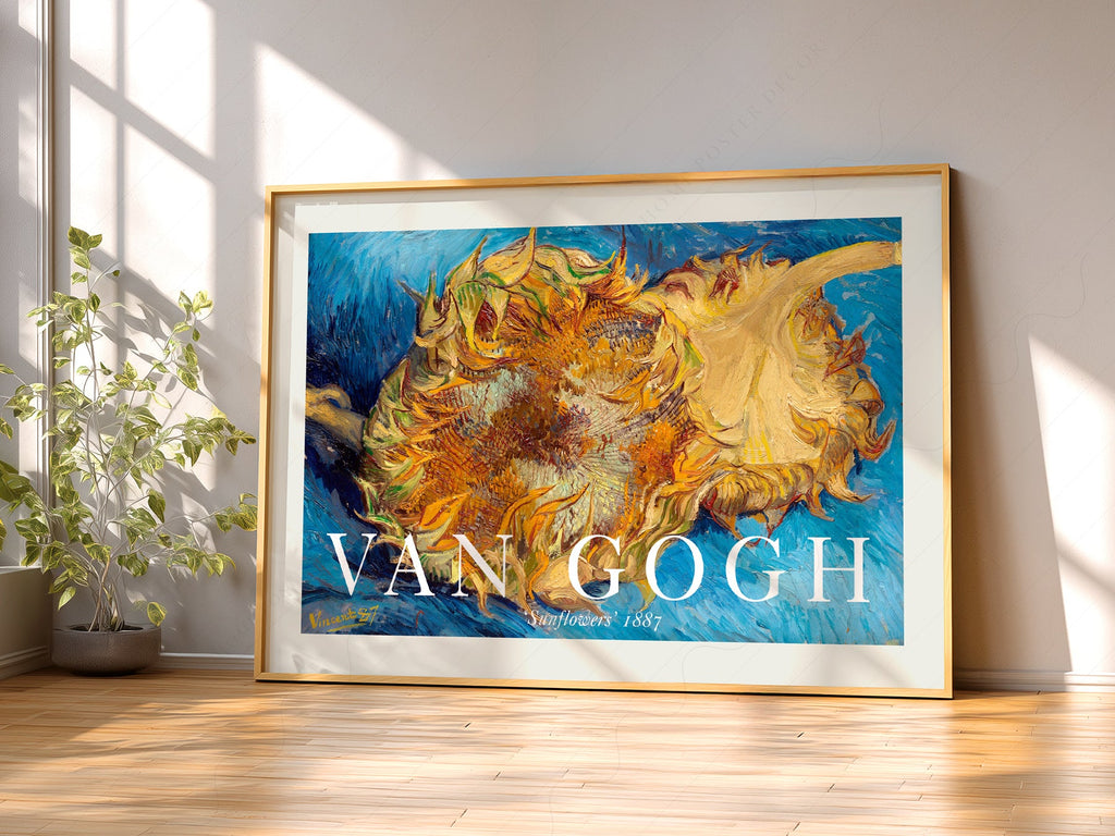 Vincent Van Gogh Sunflowers 1887 Art Print – Famous Painting Wall Art
