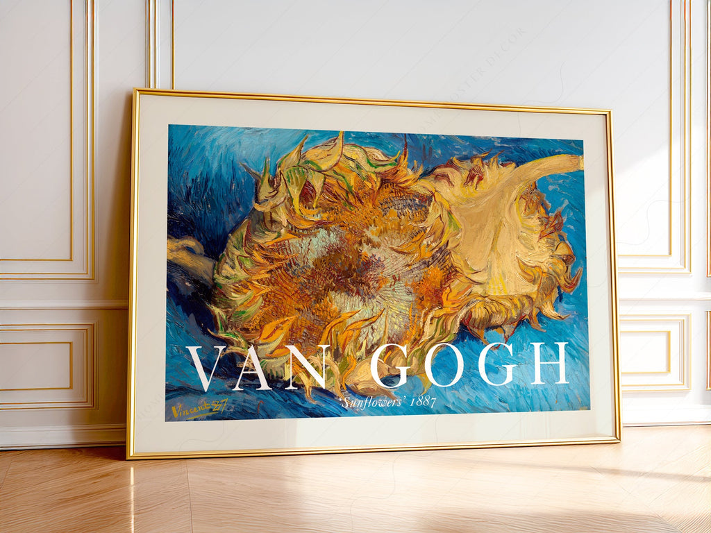 Vincent Van Gogh Sunflowers 1887 Art Print – Famous Painting Wall Art