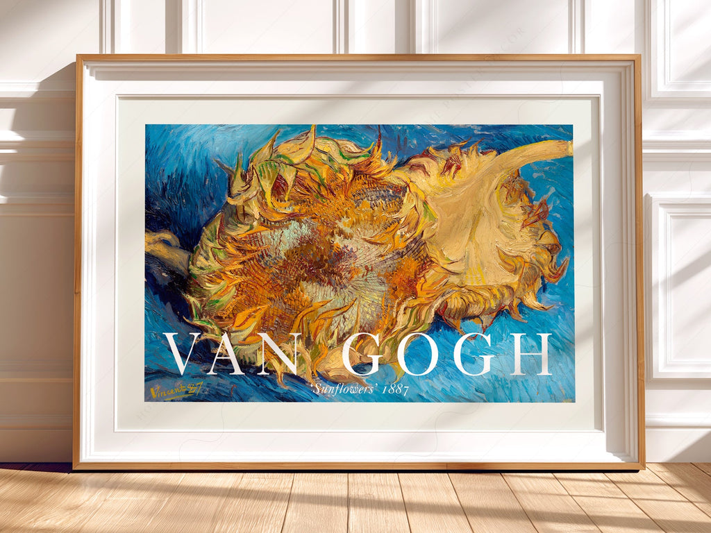 Vincent Van Gogh Sunflowers 1887 Art Print – Famous Painting Wall Art