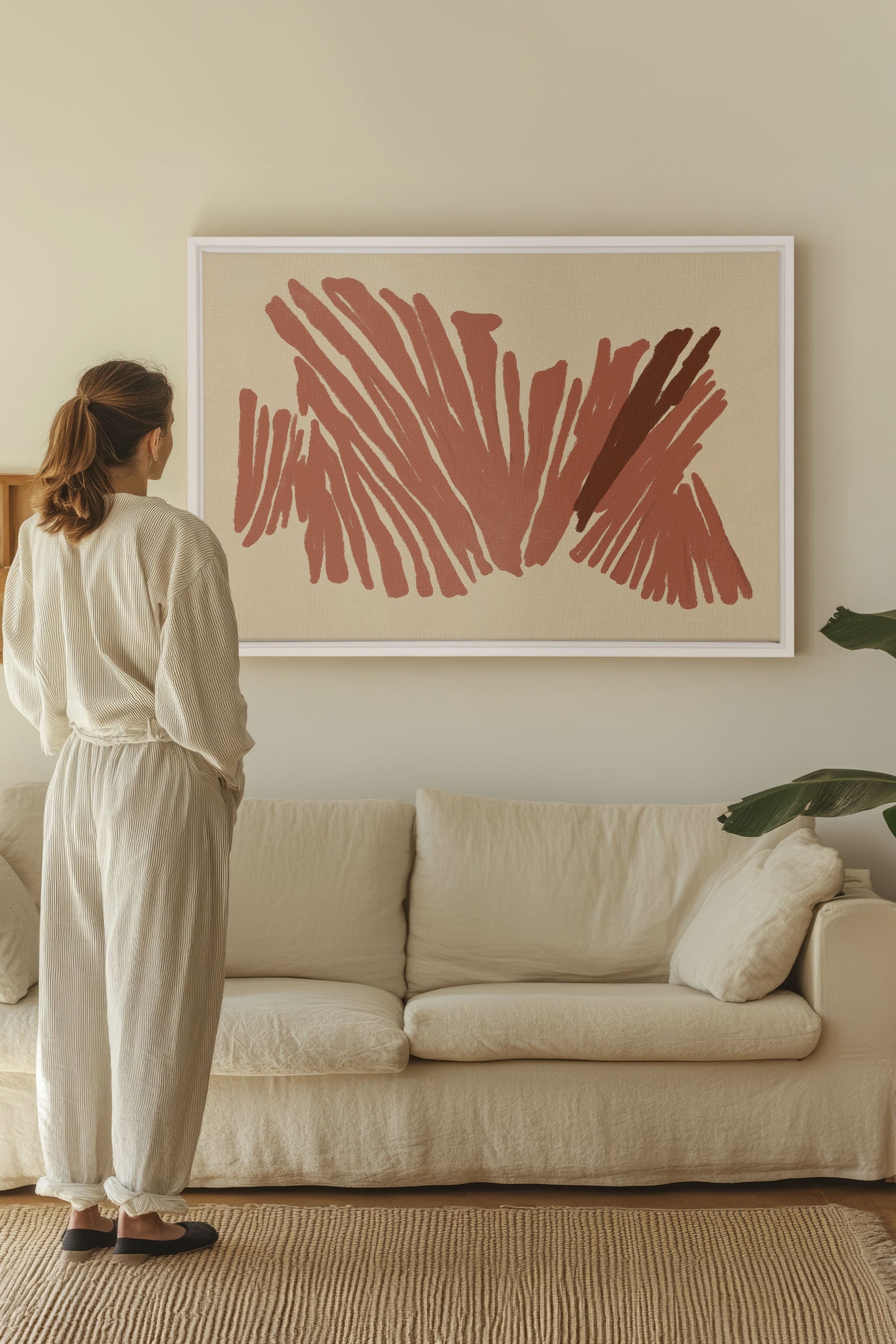 BURNT ECHO, Stretched Canvas Artwork
