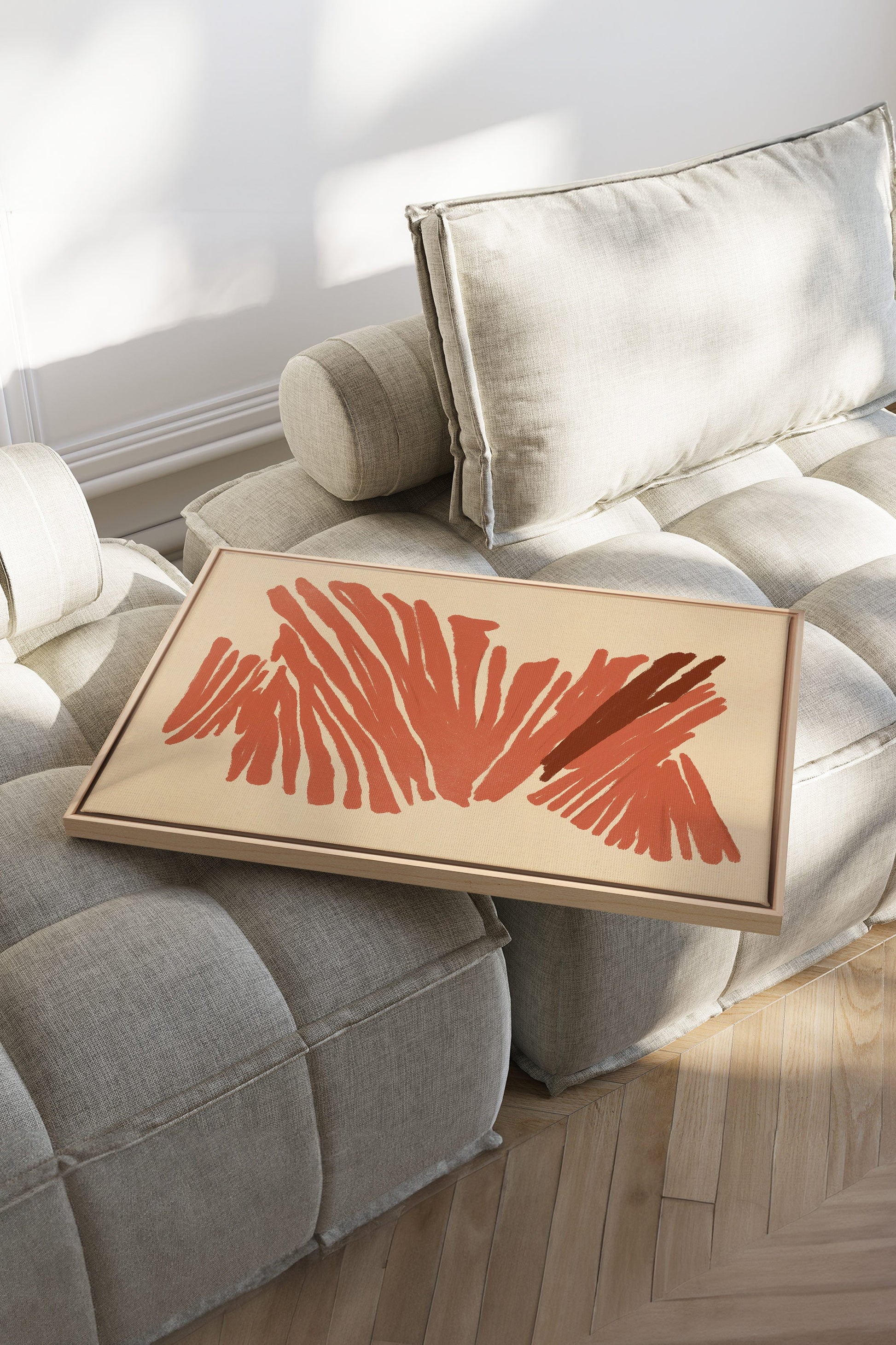 BURNT ECHO, Stretched Canvas Artwork