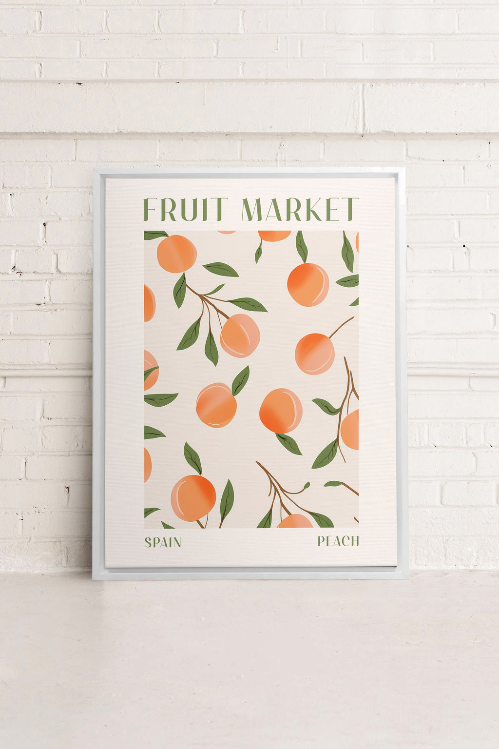 PEACH, Stretched Canvas Artwork