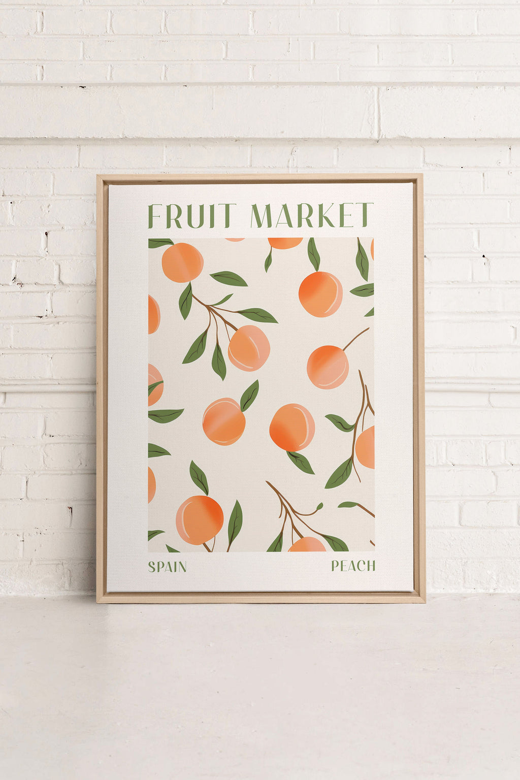 PEACH, Stretched Canvas Artwork