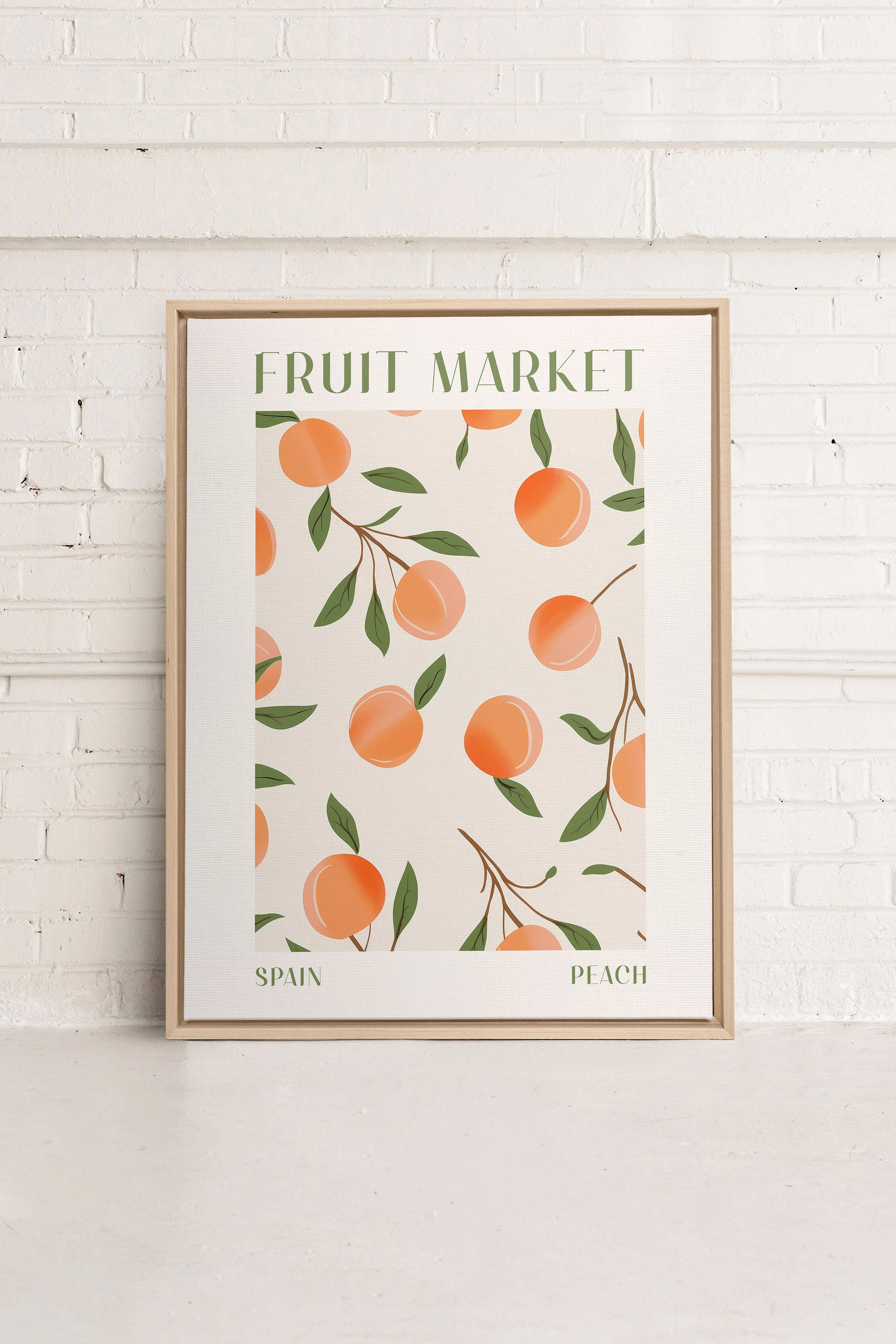 PEACH, Stretched Canvas Artwork