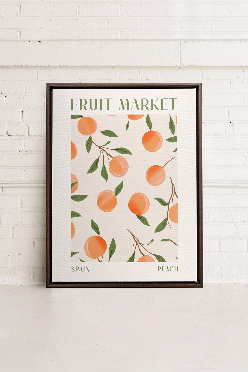 PEACH, Stretched Canvas Artwork