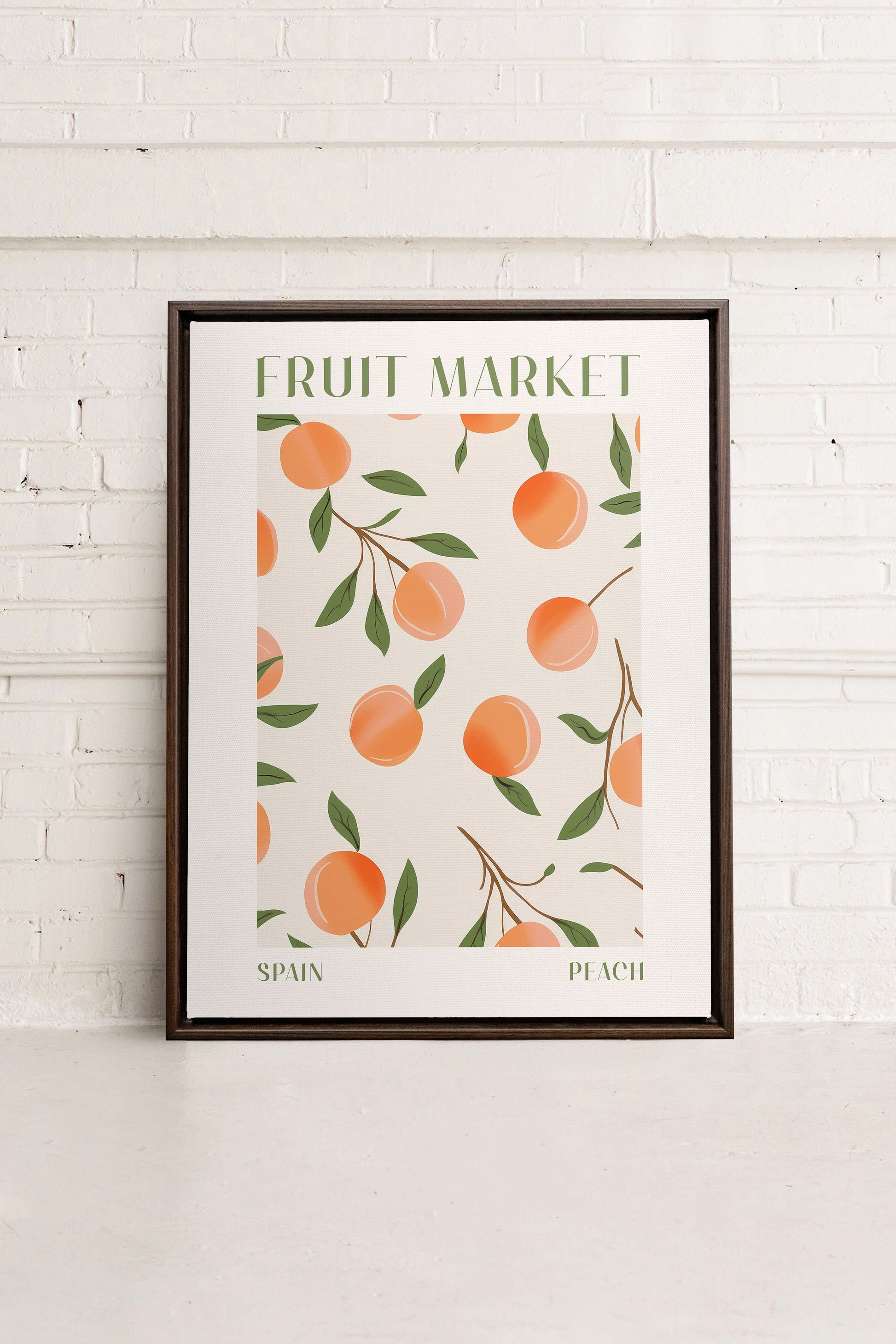 PEACH, Stretched Canvas Artwork