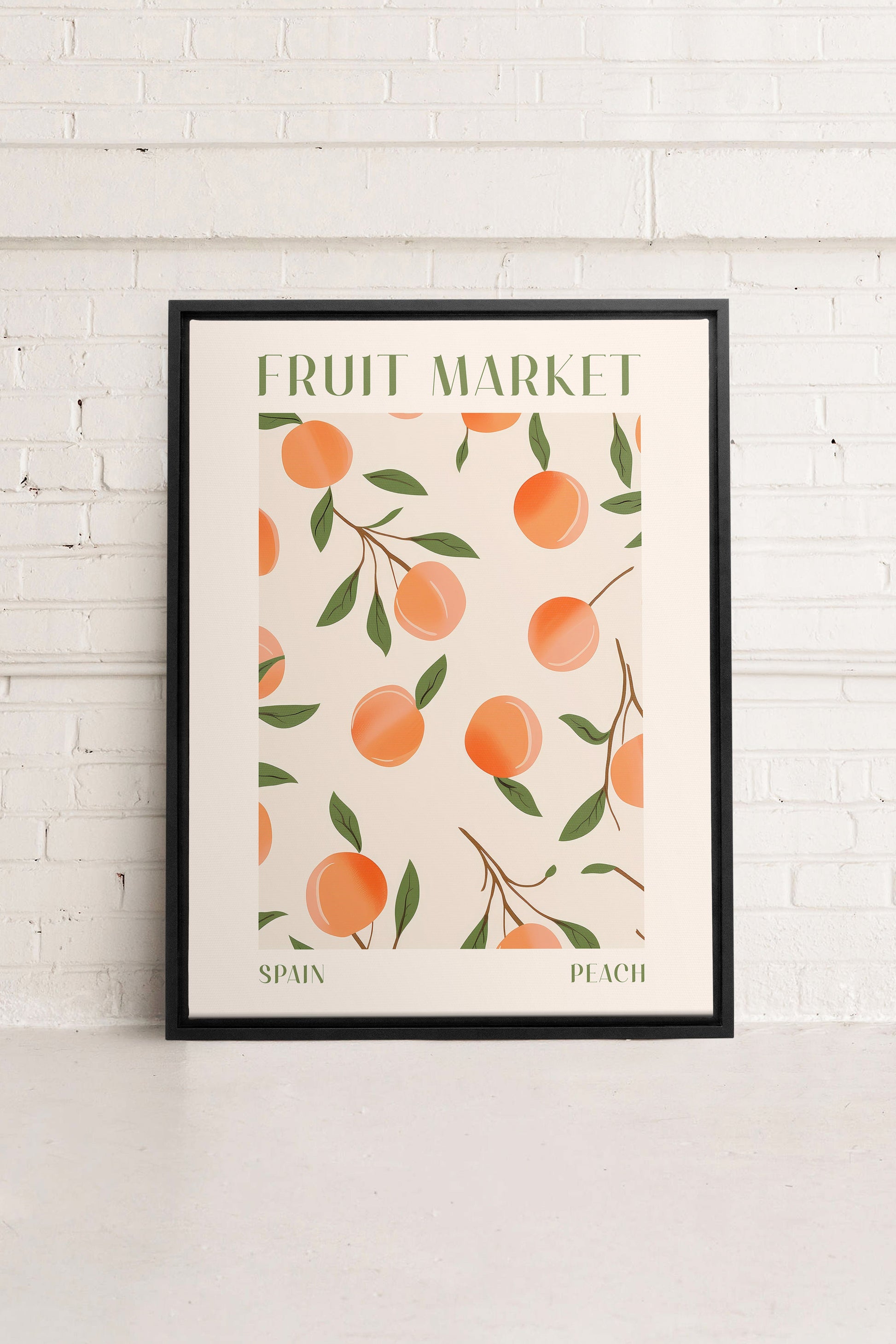 PEACH, Stretched Canvas Artwork